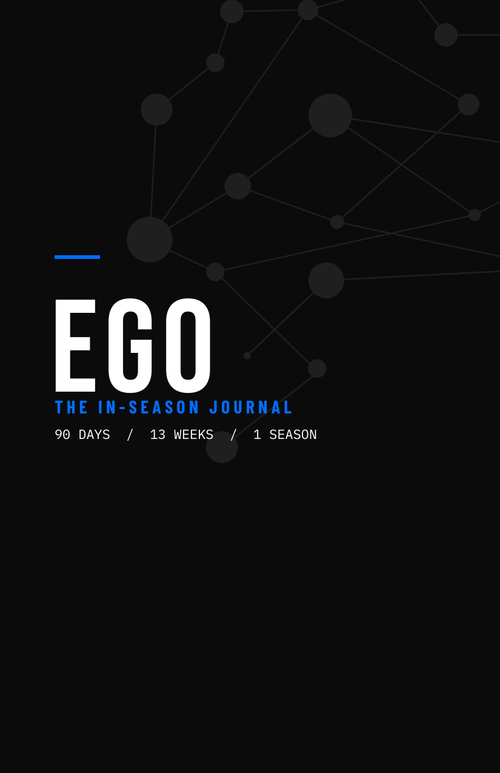 EGO The In-Season Journal hardcover